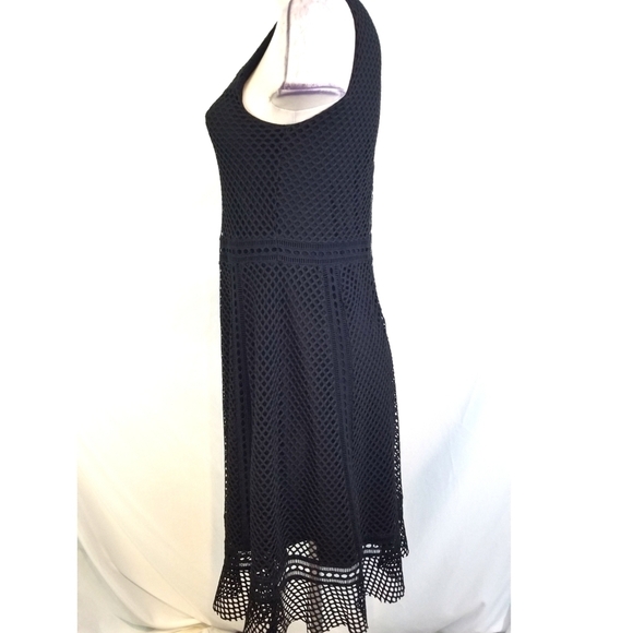Alfani Size 4 Black A-Line Dress Sleeveless - Picture 2 of 6